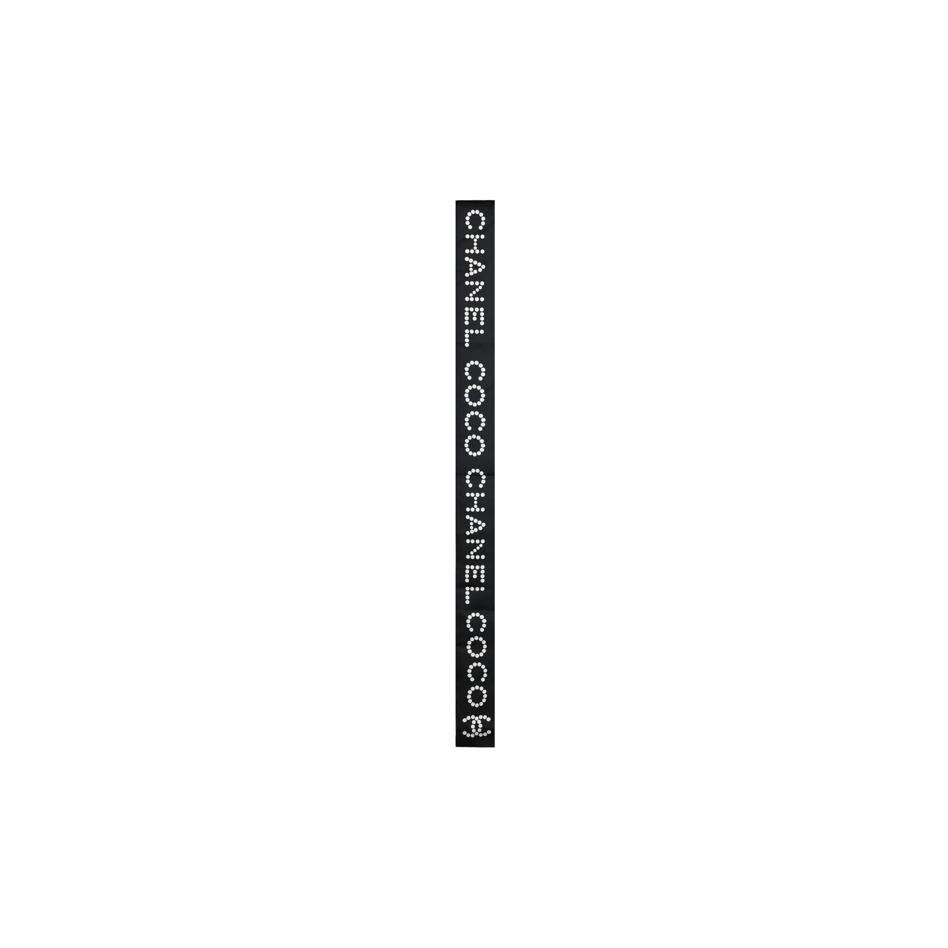 CHANEL Silk Twill Hair Bands Women's Black