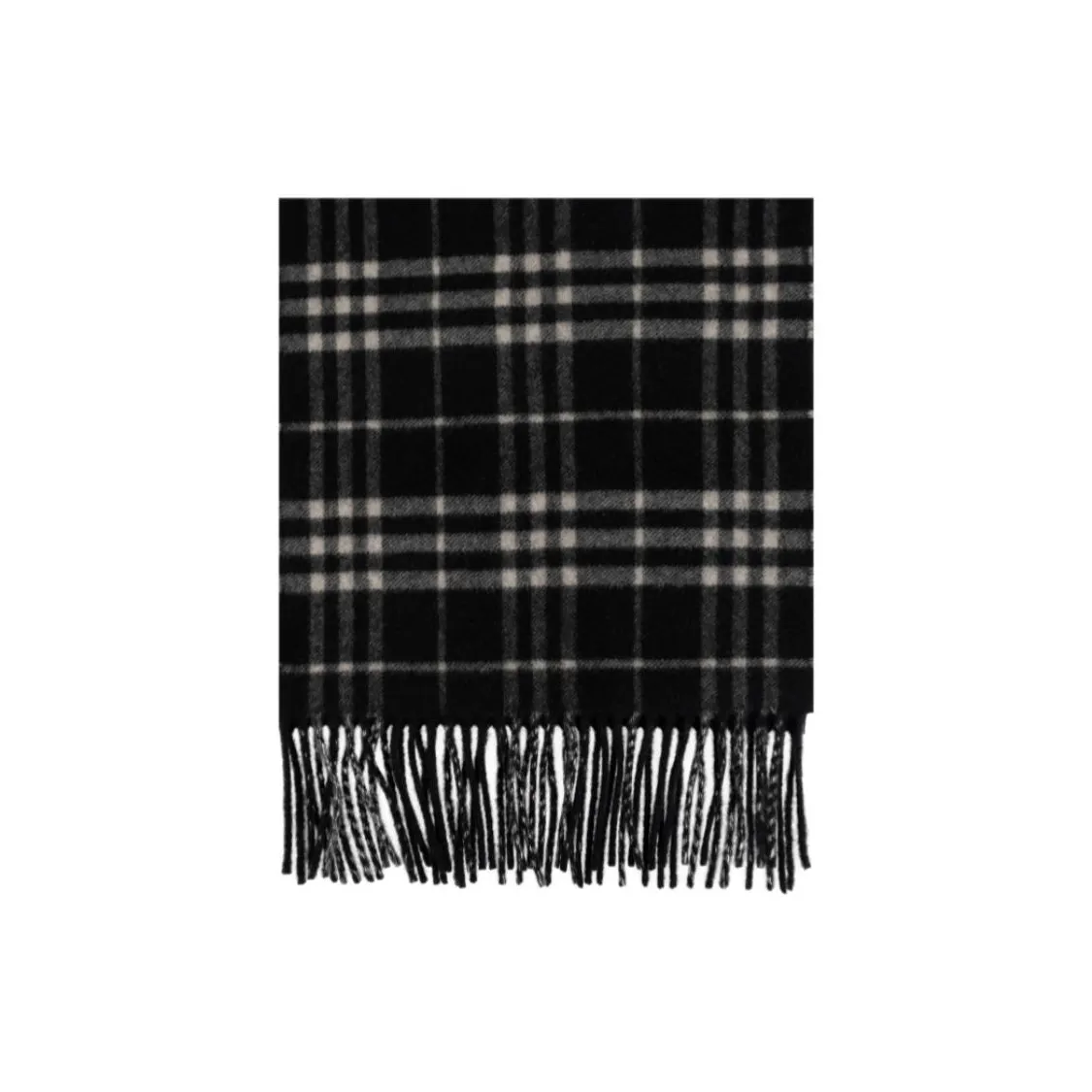 Burberry Cashmere Knit Scarves Unisex Black