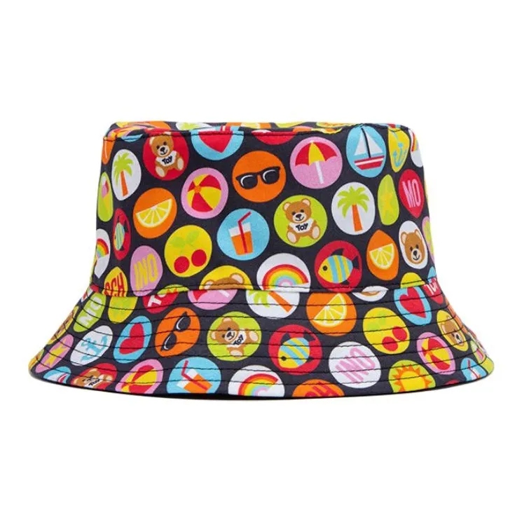 MOSCHINO Вязаные соломенные шляпы Женские Многоцветные