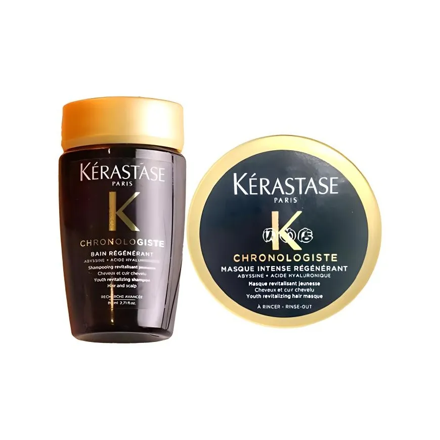 KERASTASE Черный бриллиант Time Икорный Шампунь Волосы Маска Одежда Наборы Уход за волосами Увлажняющий Ароматический