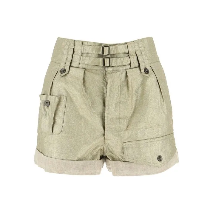 SAINT LAURENT Belted Cargo Shorts