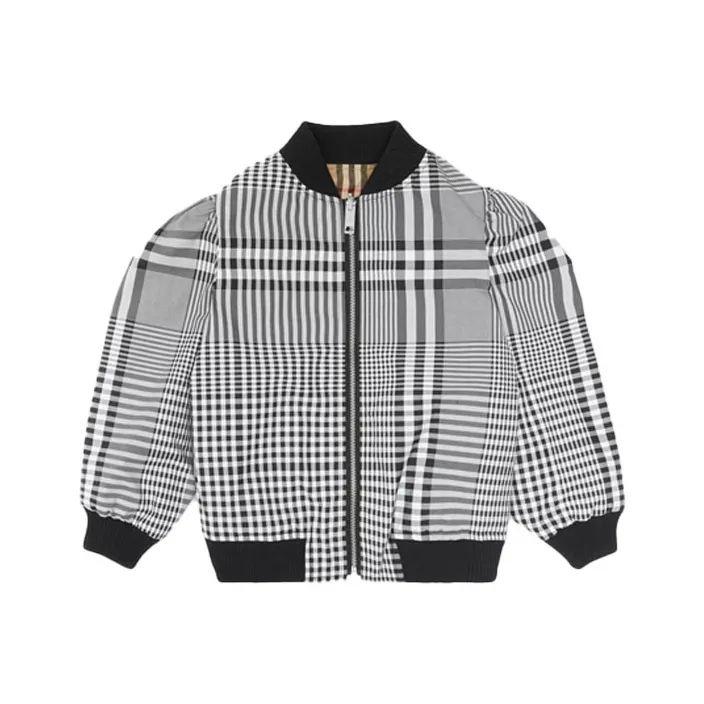 Burberry Куртки и Пальто Черный Белый Малыш