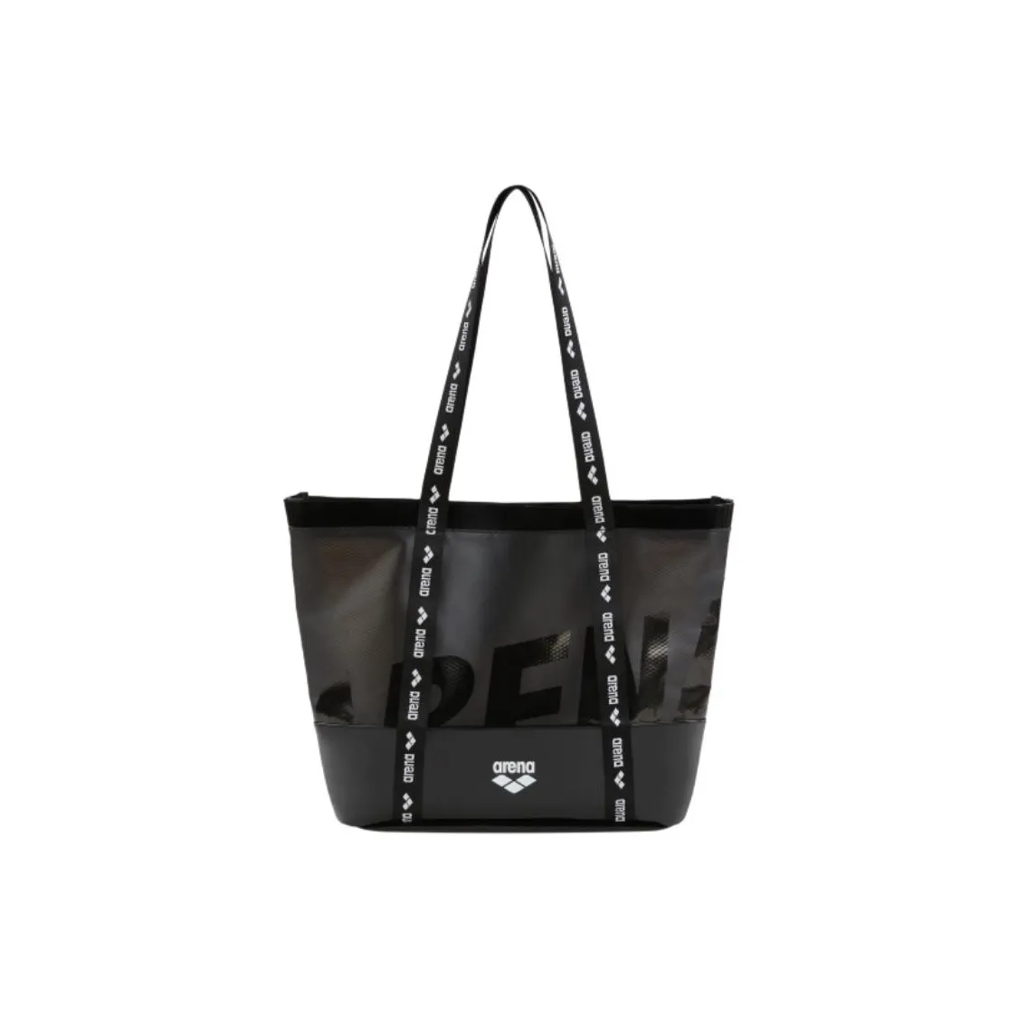 Arena Waterproof Fabric Tote Bag, Shopping Bag, Handbag, Shoulder Bag Unisex Black