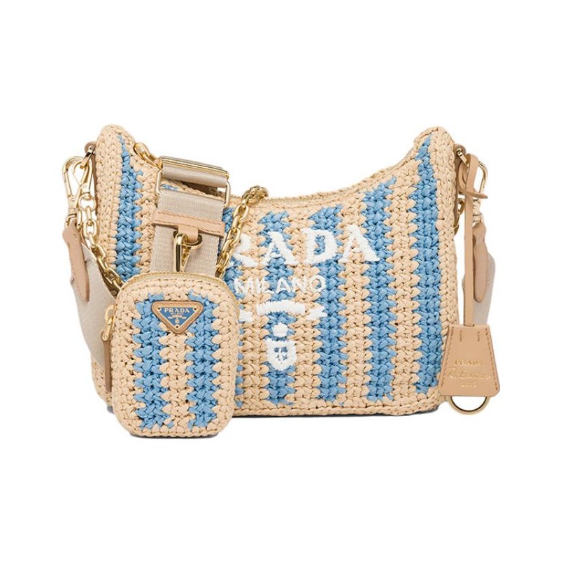 PRADA♡ ラフィア・スライド PRADA - プラダ PRADA 財布 二つ折り サフィアーノ メタル