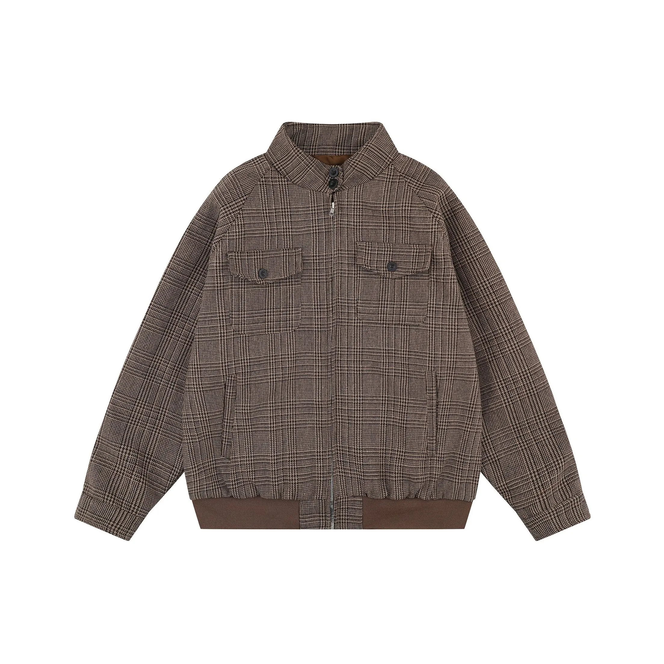 Vine Color Jackets Unisex Brown