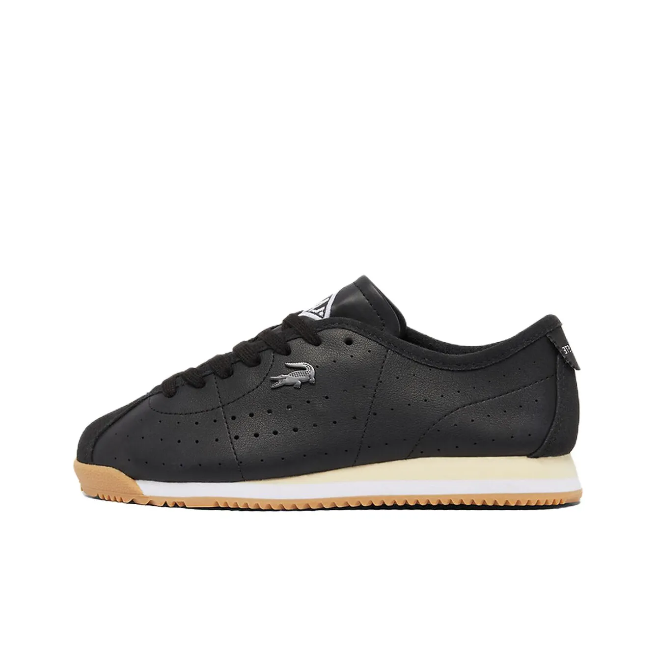 LACOSTE Collaboration Slip-resistant Abrasion-resistant Low Top Casual Women's Black LACOSTE Collaboration Противоскользящий Устойчивый к истиранию Низкий Топ Повседневный Женский Черный