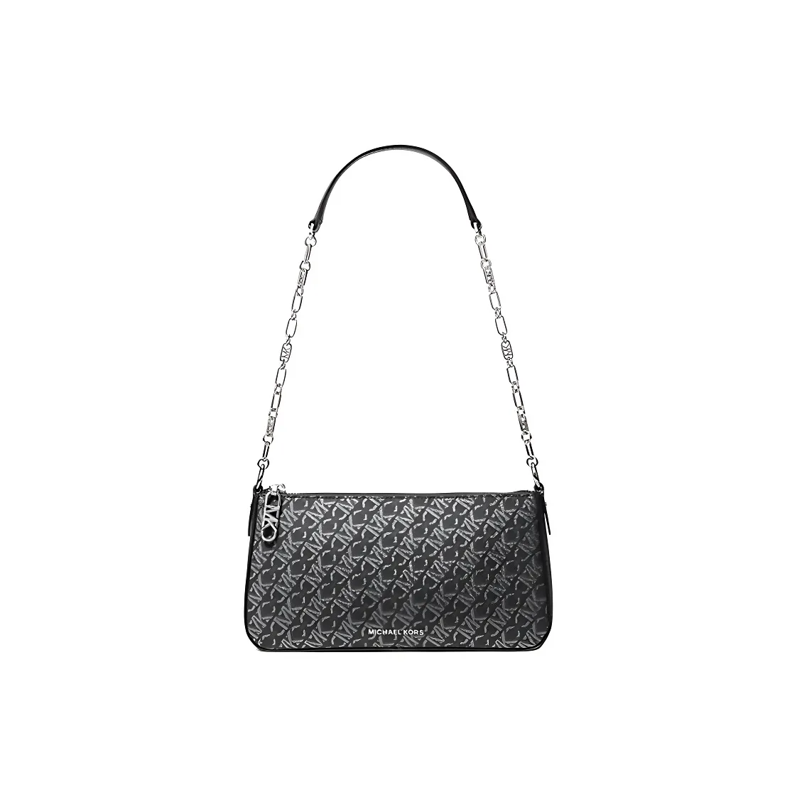 MICHAEL KORS Empire Medium Metallic Chain Link Pochette