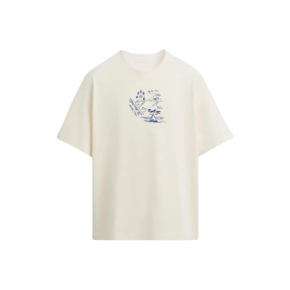 ZARA Белая Мужская T-рубашка