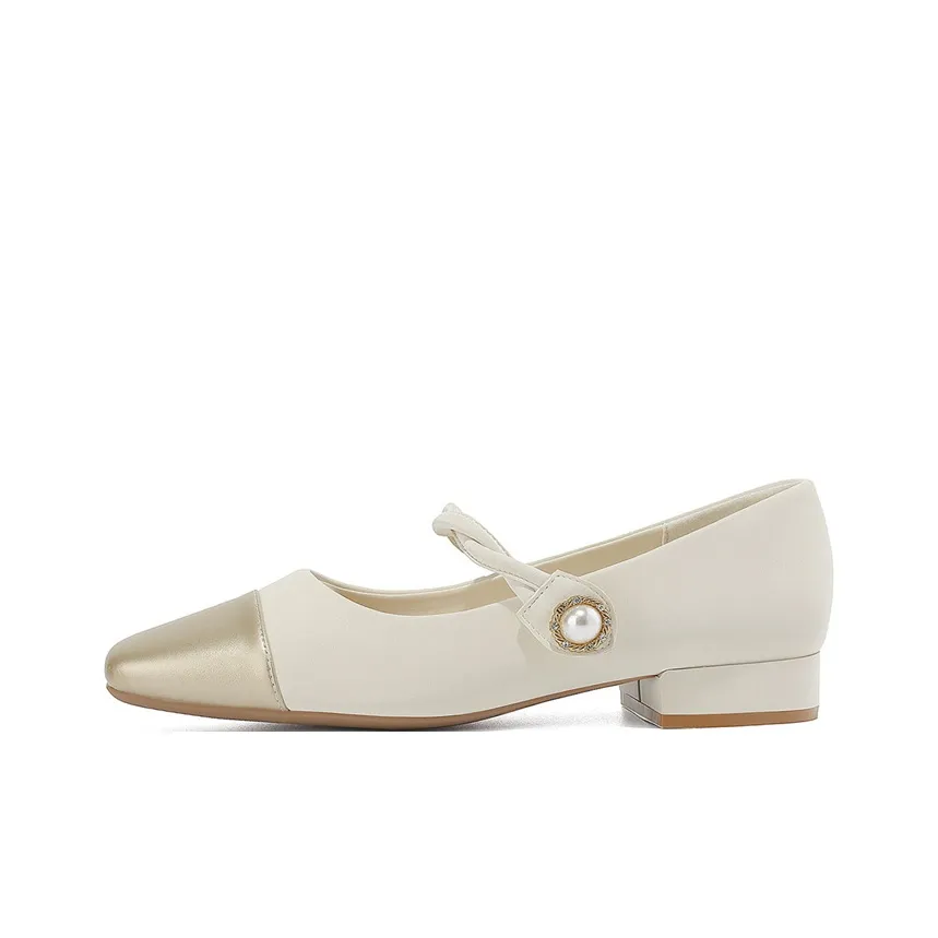 JOSINY Женские повседневные туфли экрю для женщин