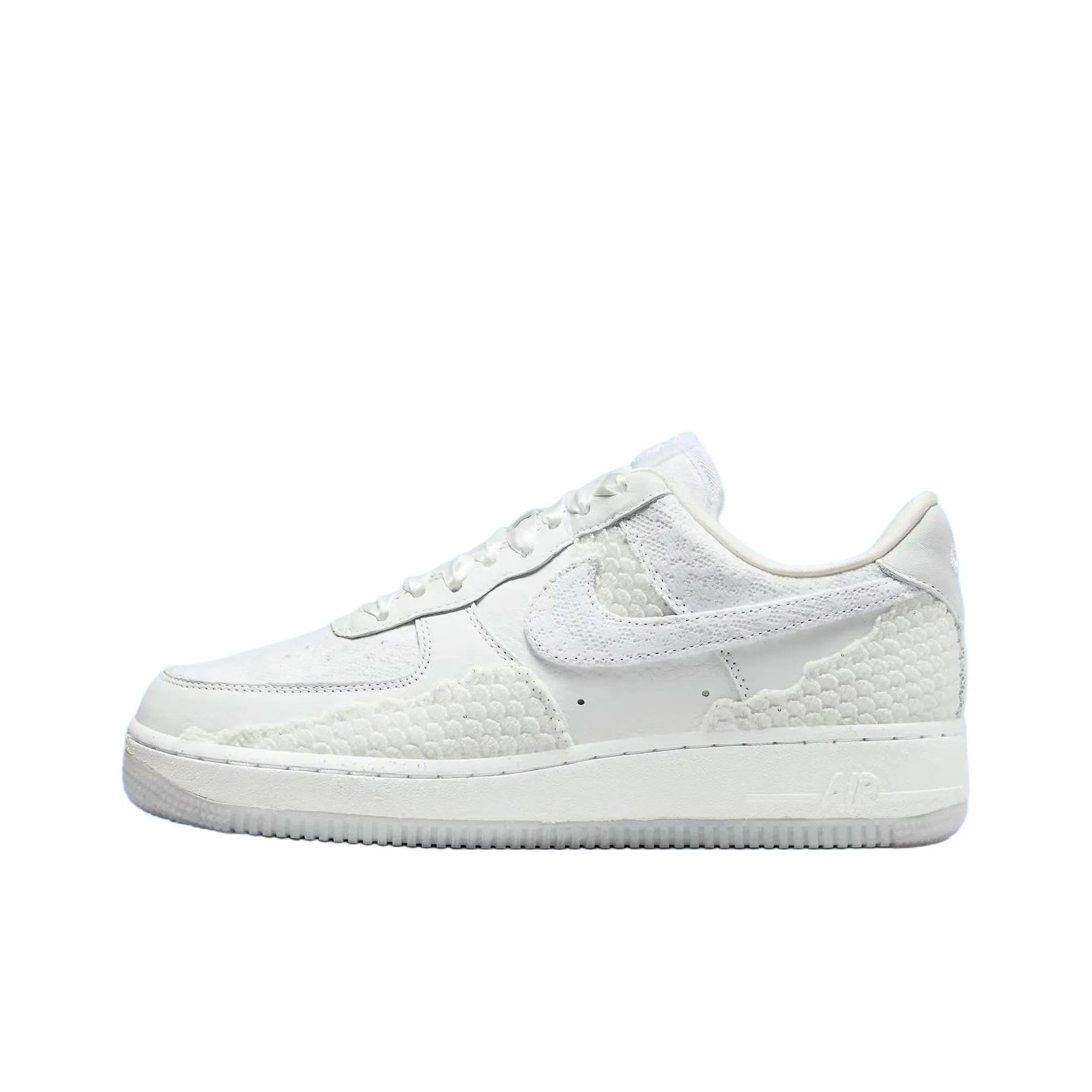 Nike Air FORCE 1 Slip-on Устойчивые к истиранию Низкий Топ Скейтбординг Кроссовки Женские Белые