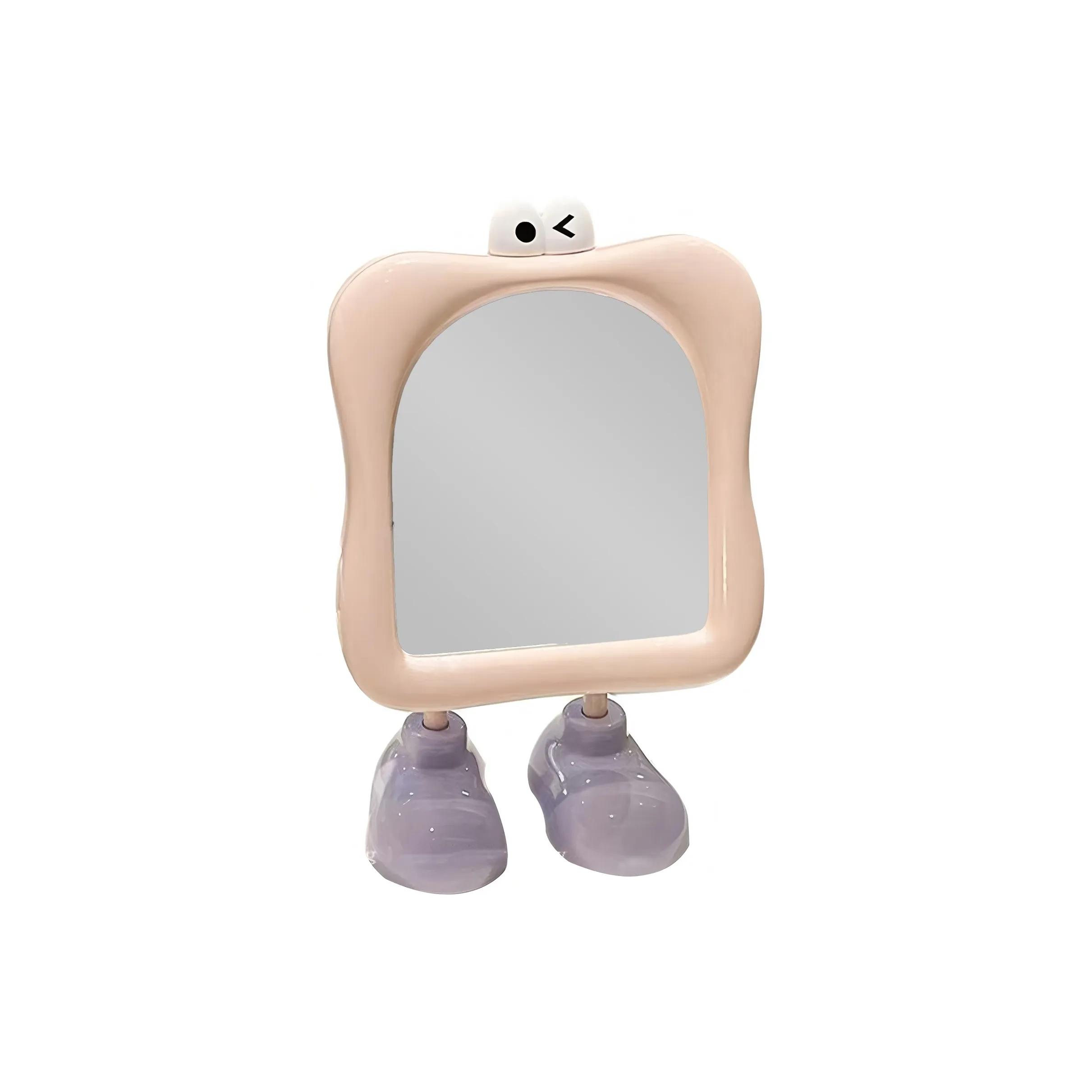 XIAOLITONGXUE Big Eye Веселье HD Зеркало для макияжа для женщин милый настольный портативный кронштейн красивое зеркало для ванной комнаты