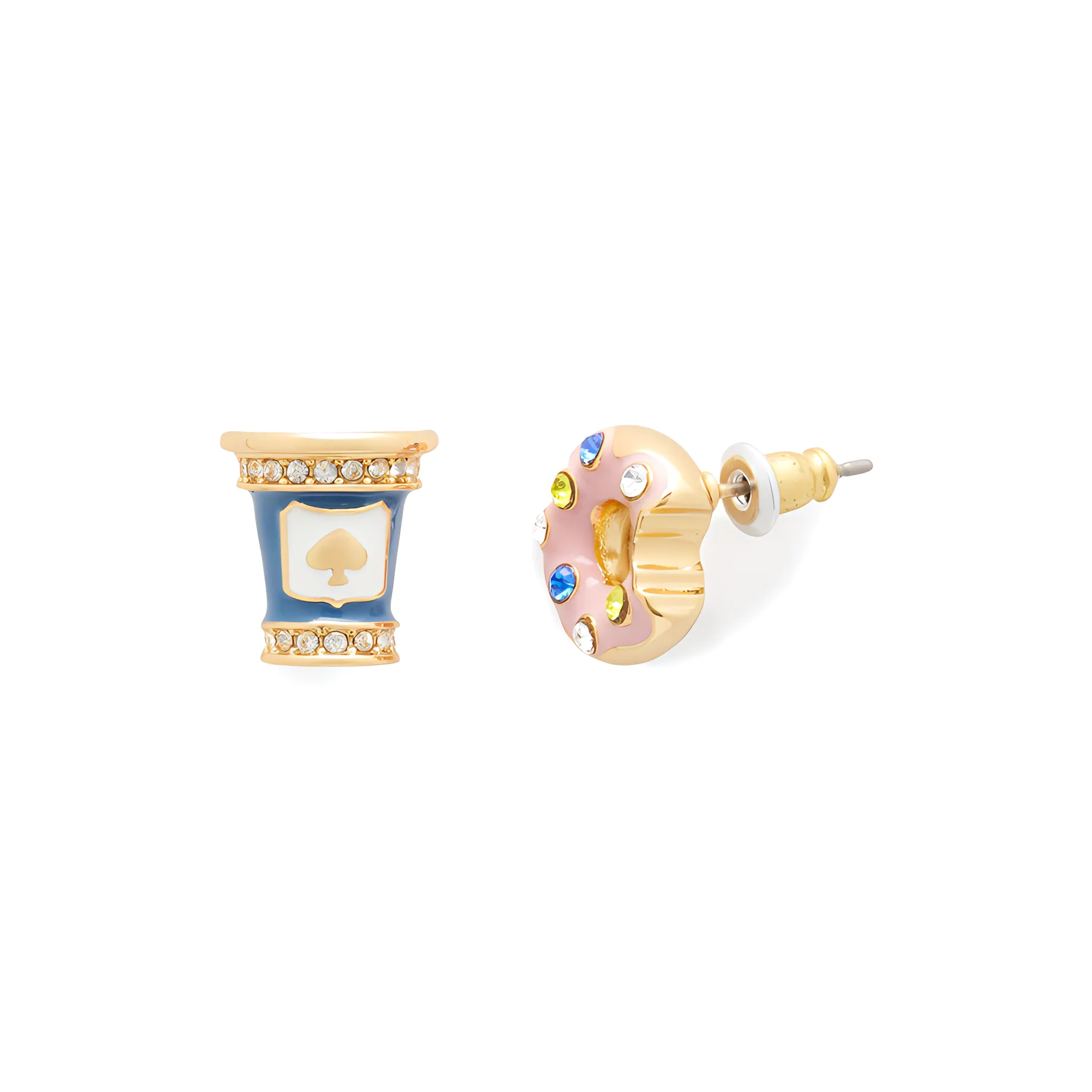 Kate Spade Copper Stud Earrings Women's Gold