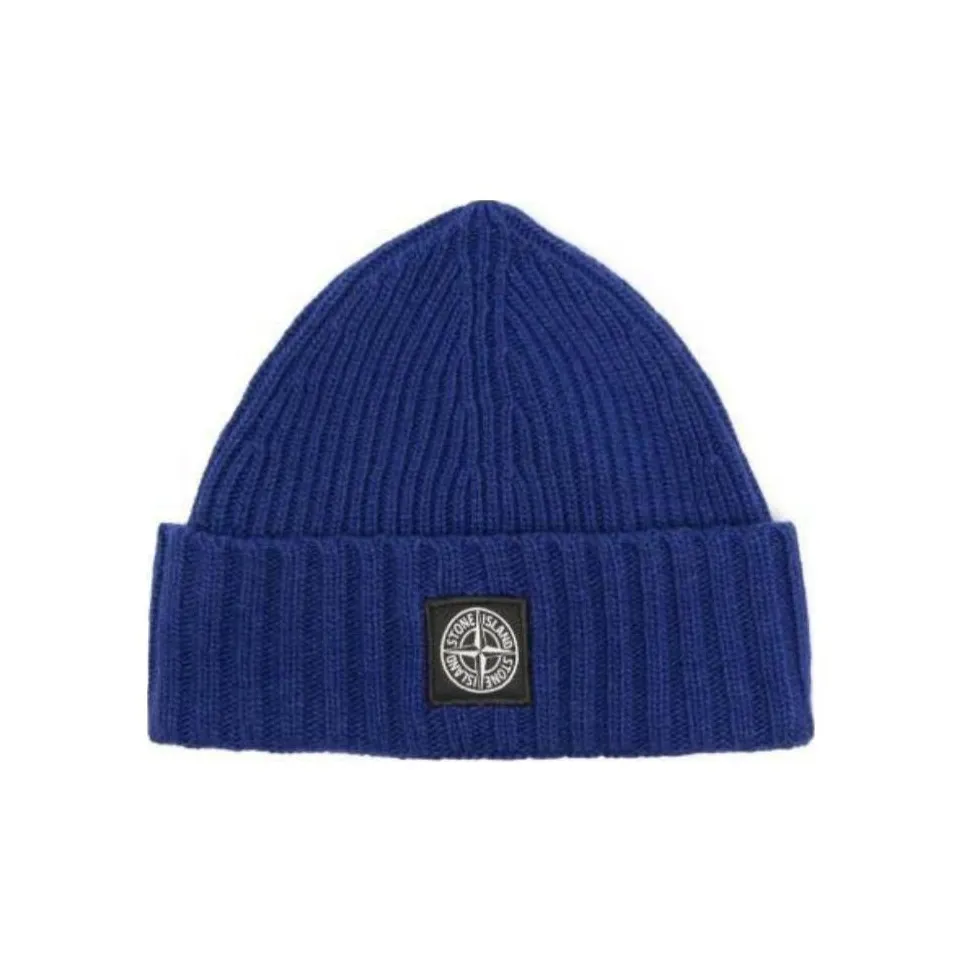 Stone Island Шерые Бини Мужской Синий
