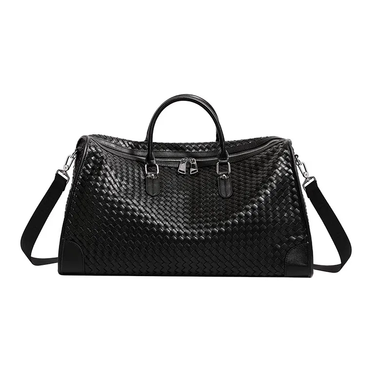 VIHUS Сумка через плечо из коровьей кожи мужская черная