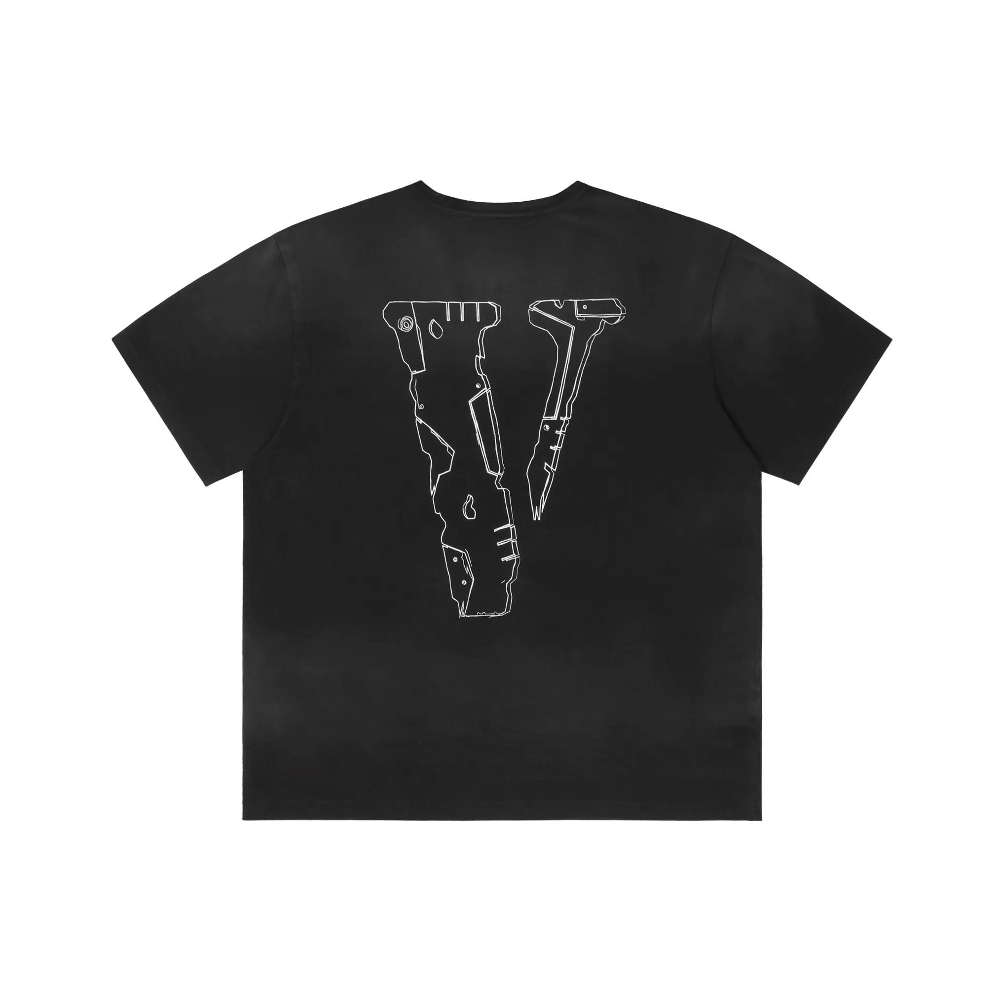 VLONE Big Logo Series Черно-белая панда Унисекс Футболка