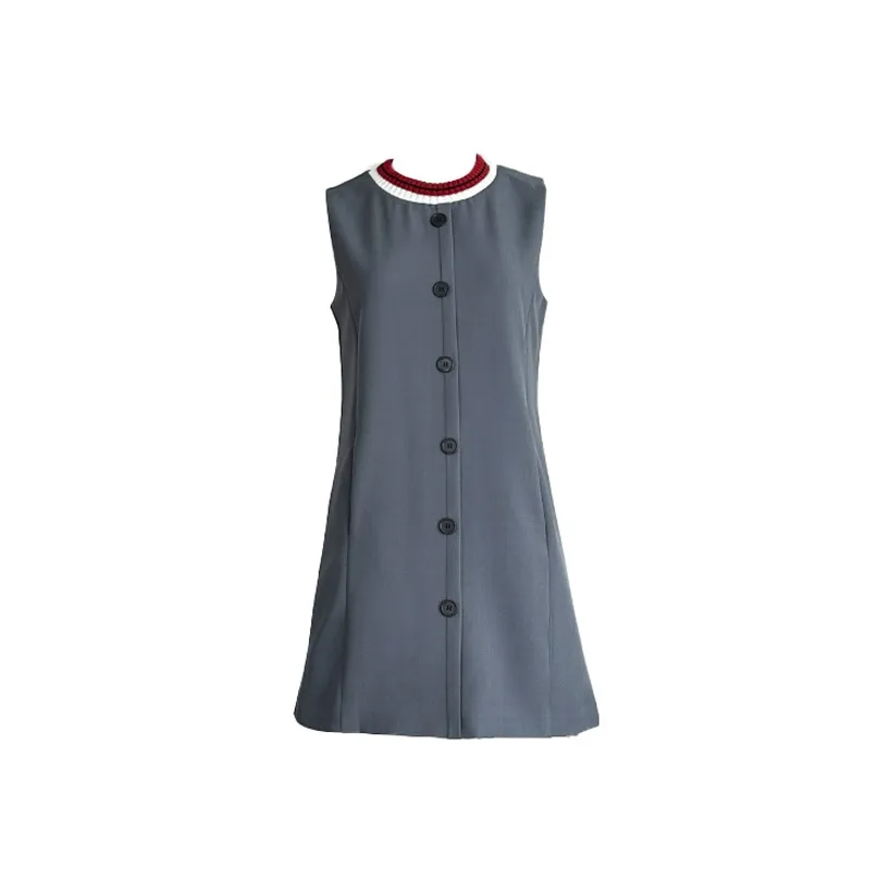 KYKW Серые Женские Платья без рукавов