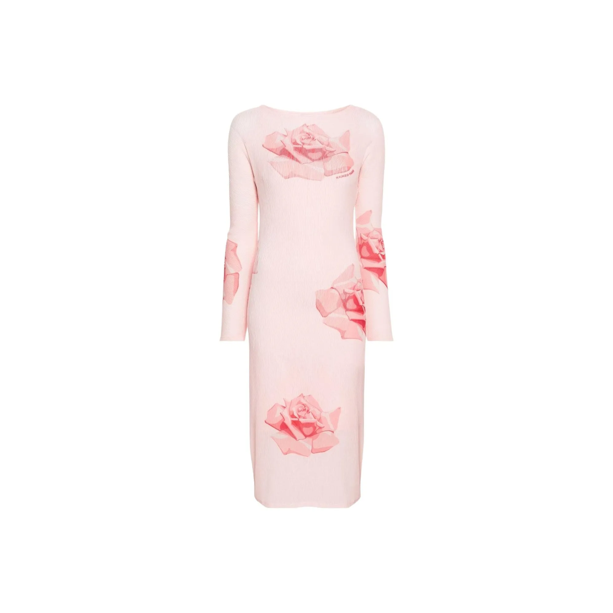 KENZO Plissé Midi Dress