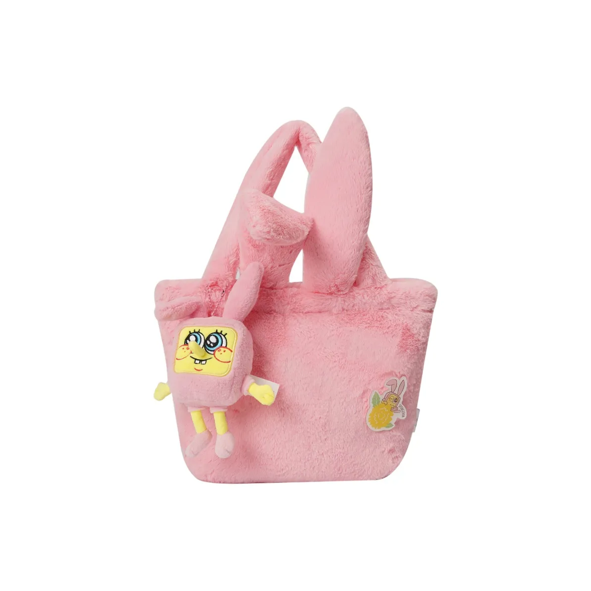 POTDEMIEL Arctic Лисий мех Сумка Унисекс Розовый