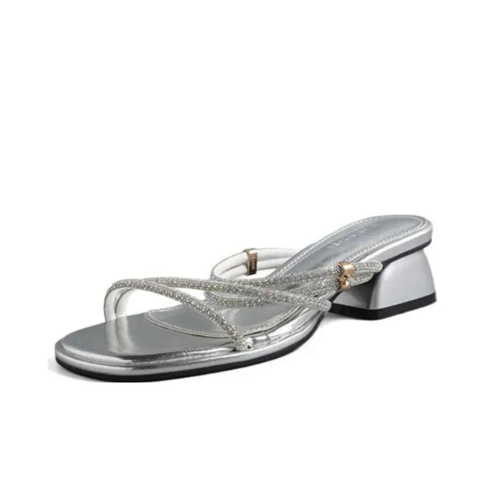 Aimilian Слипоны Женские Серебряные