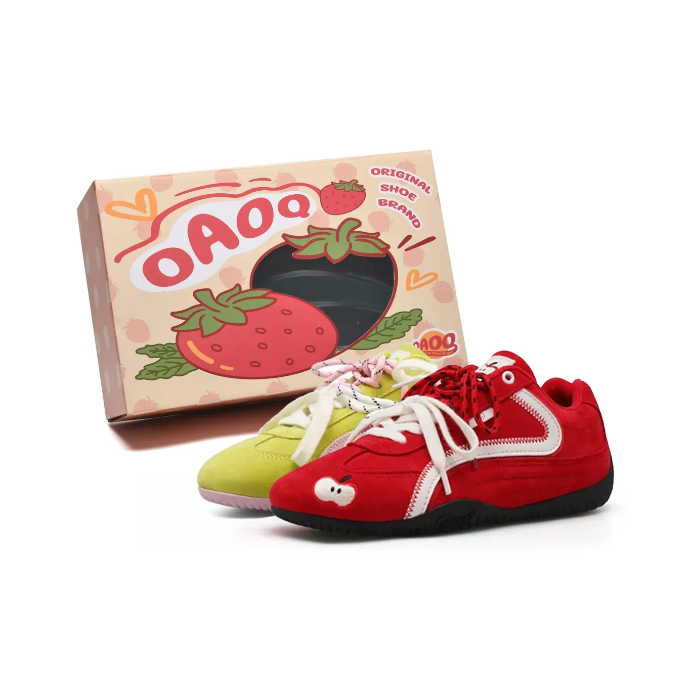 OAOQ Slip-resistant Abrasion-resistant Lightweight Breathable Low-Top Skateboarding Shoes Unisex OAOQ Противоскользящие Износостойкие Легкие Дышащие Низкие Кроссовки для Скейтбординга Унисекс