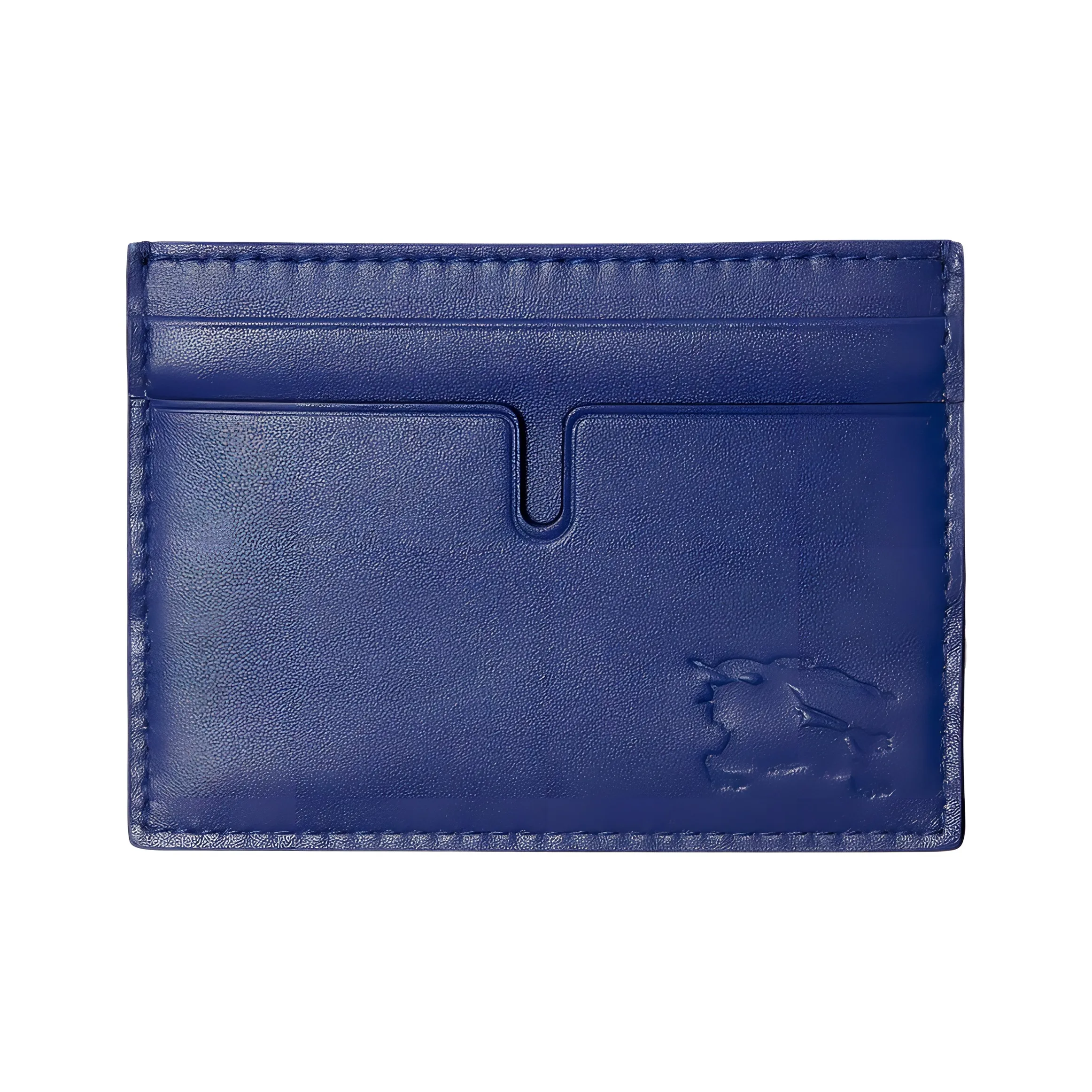 Burberry Телячья кожа Держатель для карт Мужской Синий