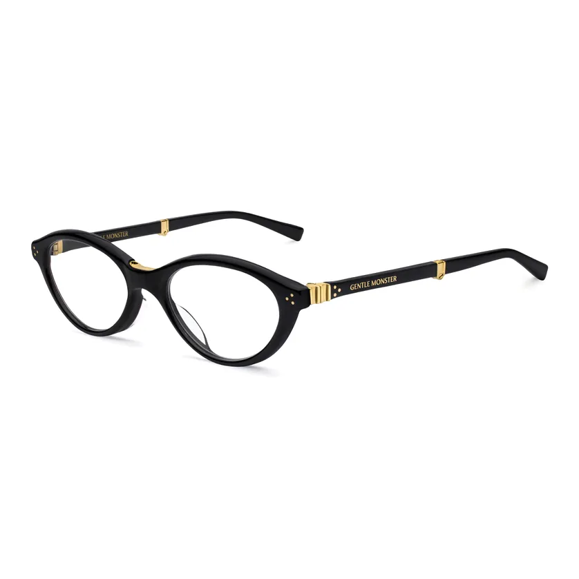GENTLE MONSTER Пластиковая оправа для очков с нерегулярной формой унисекс черный