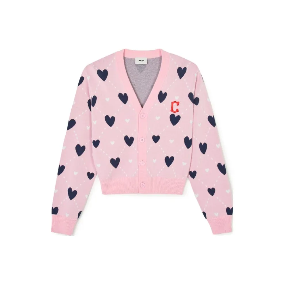 MLB SS24 Cleveland Guardians Knitwear Women's Pink