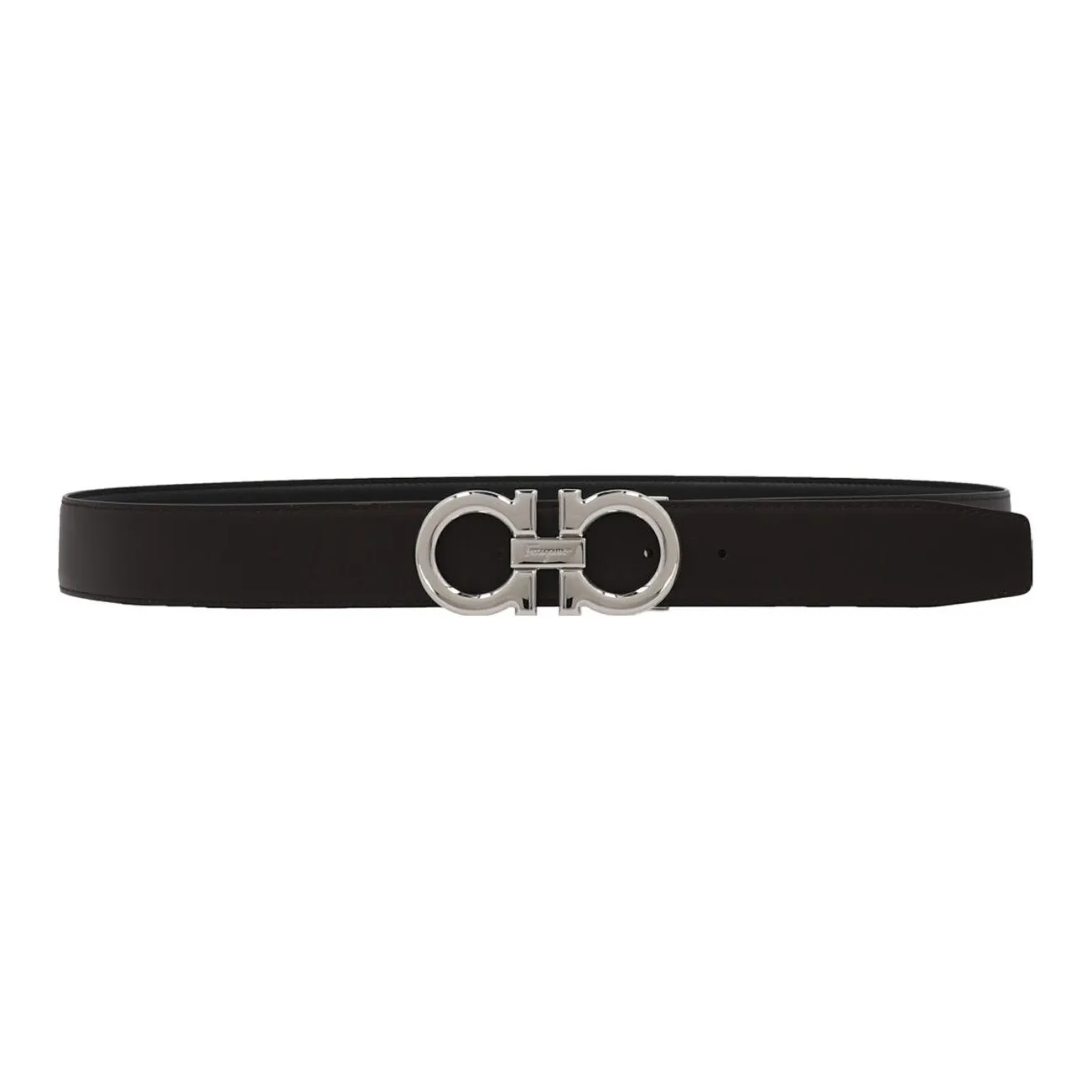 Ferragamo Leather Belts Men's Black