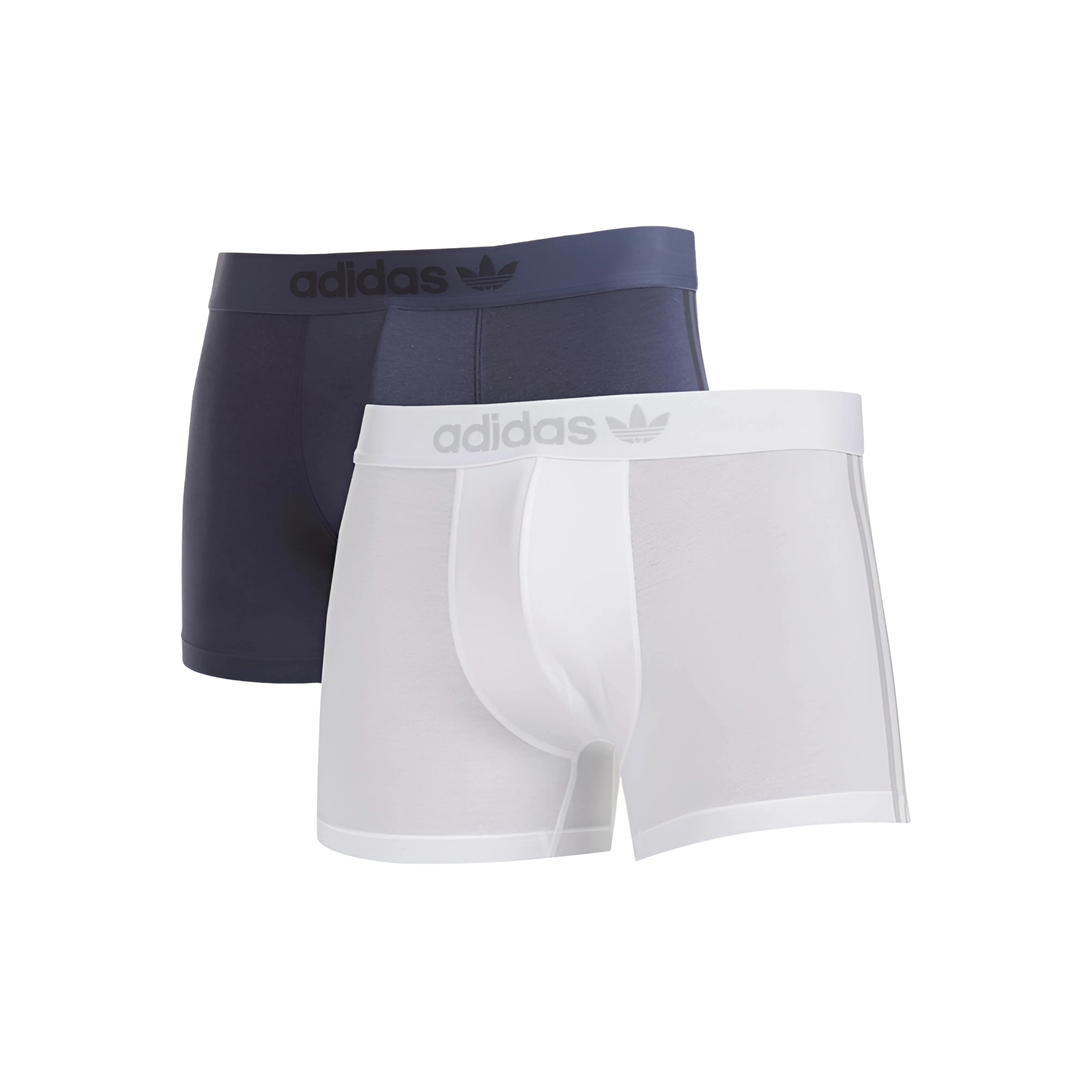 Adidas 2 пачки Индиго + Белый Мужские боксер-шорты