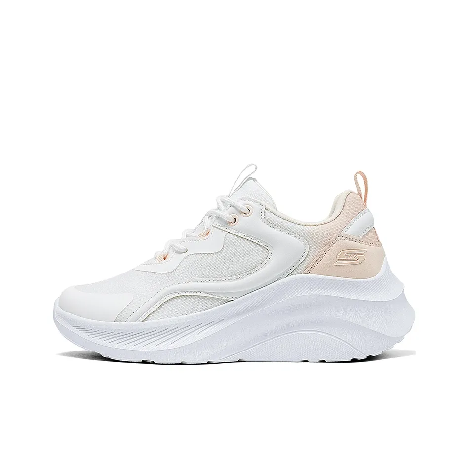 Skechers Bob's Cake Shoes Low Top Casual Shoes Women's White Pink