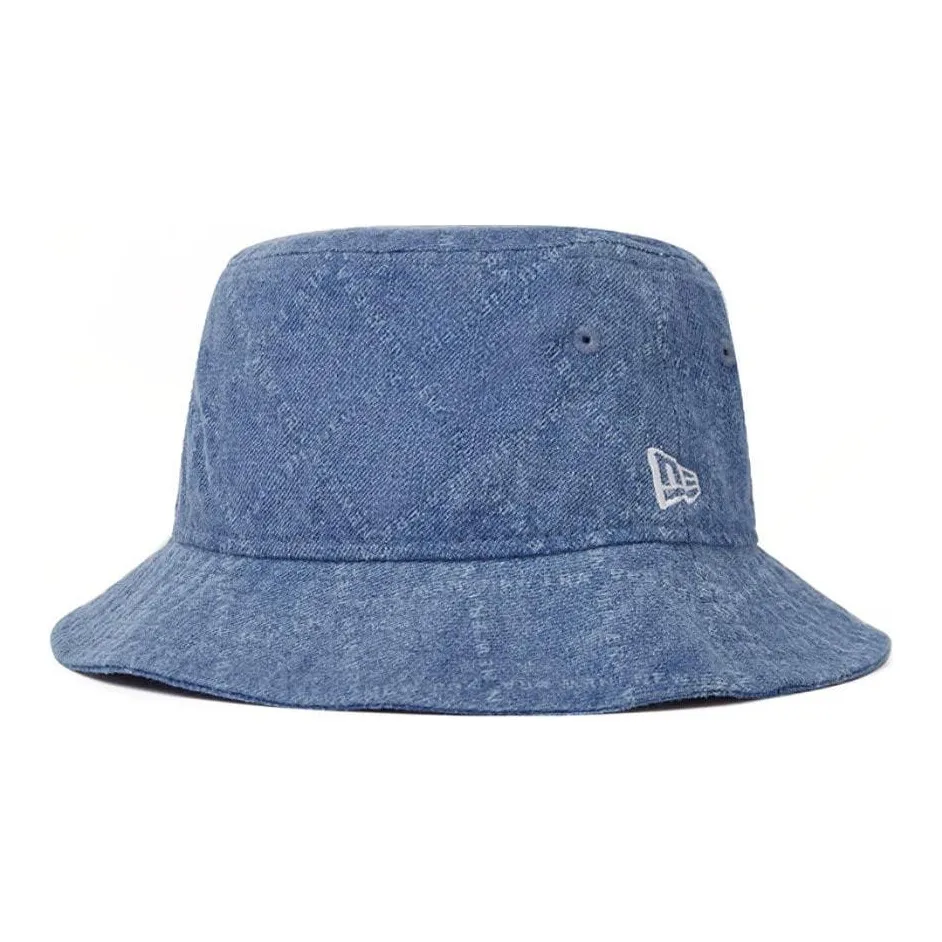 New Era Cotton Bucket Hats Unisex Blue