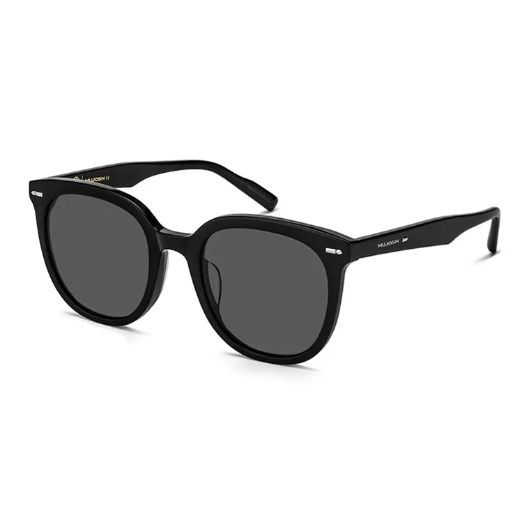 MUJOSH Plate Frame Round Sun Protection UV Protection Summer Eye Protection Sunglasses Unisex