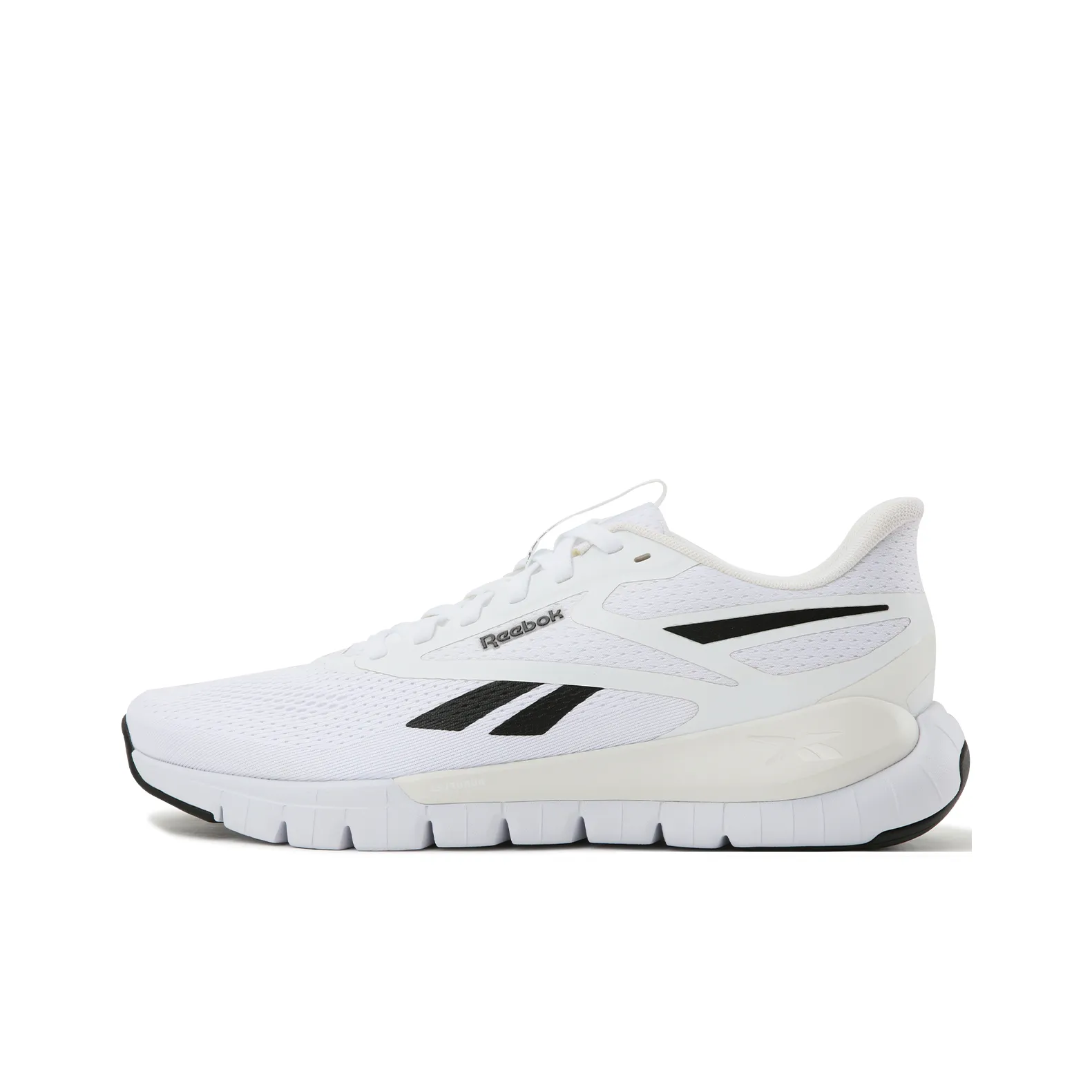 Reebok Low Top Running Shoes Unisex White Black