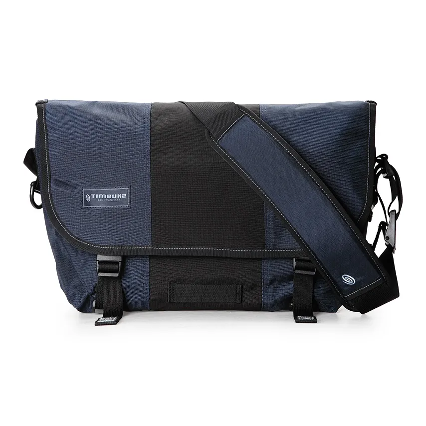 Timbuk2 Polyamide Messenger Bag, Crossbody Bag Small Size Unisex Black Blue