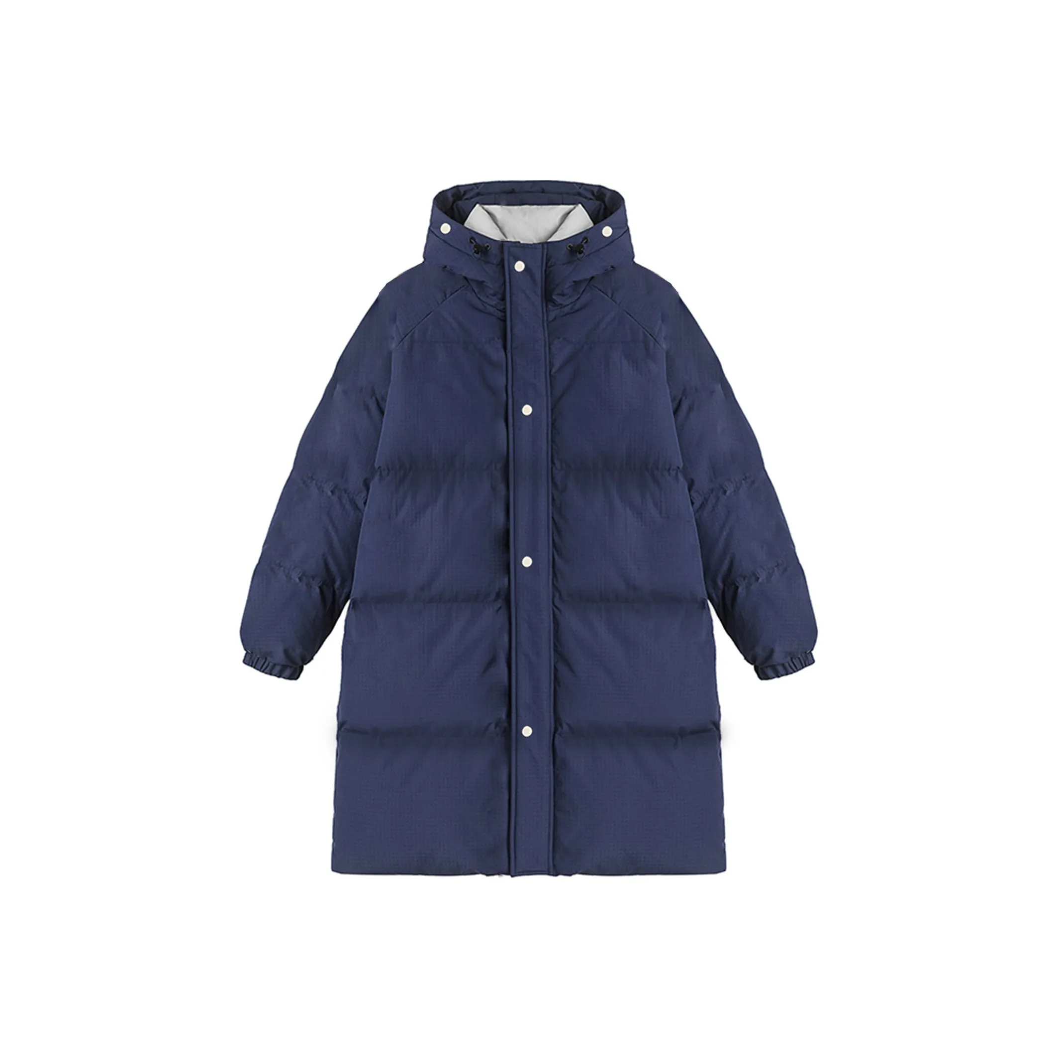 CELUCASN Хлопковый пуховик унисекс синий цвет