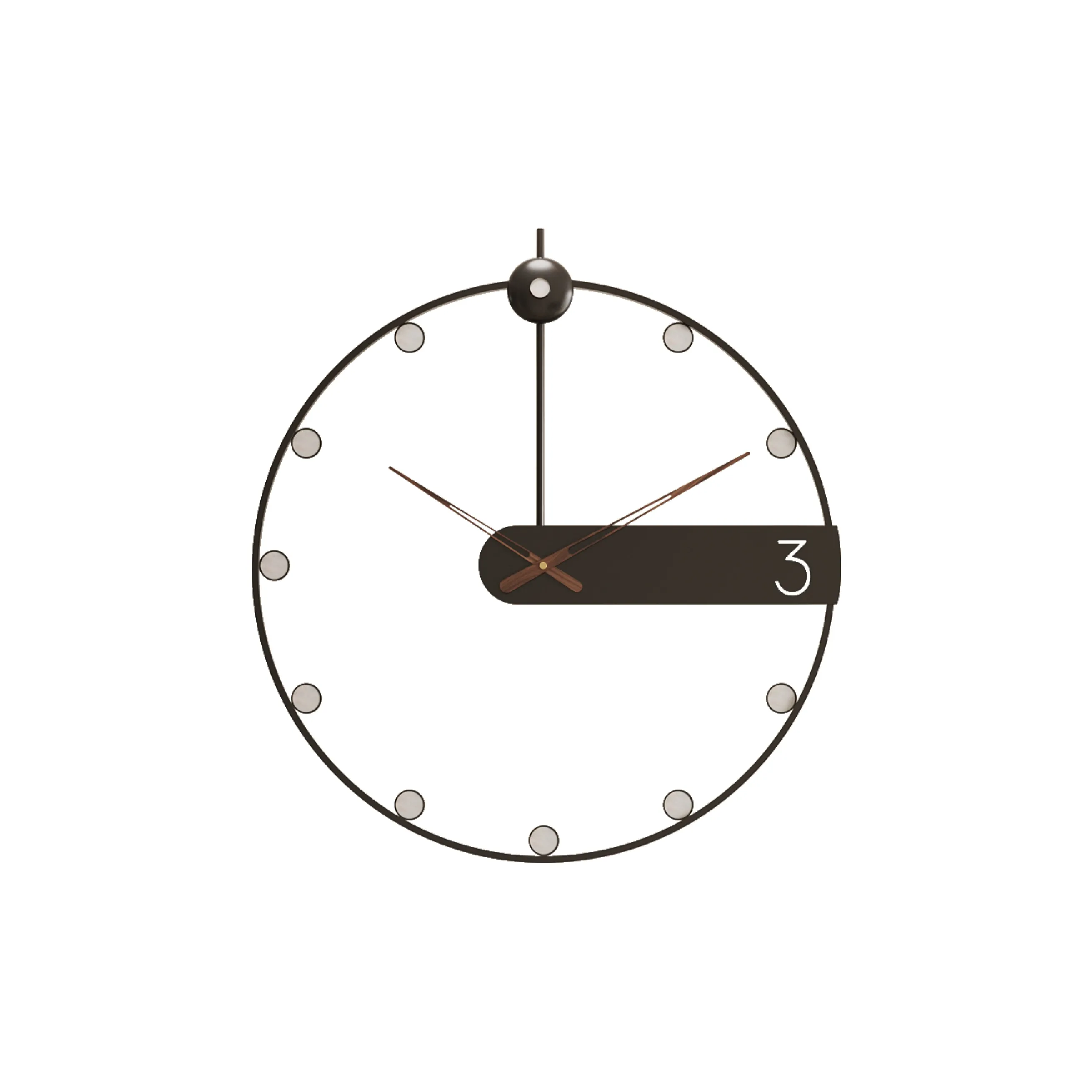 PUSAIKE Механизм с плавным ходом секундной стрелки Стена Часы Унисекс