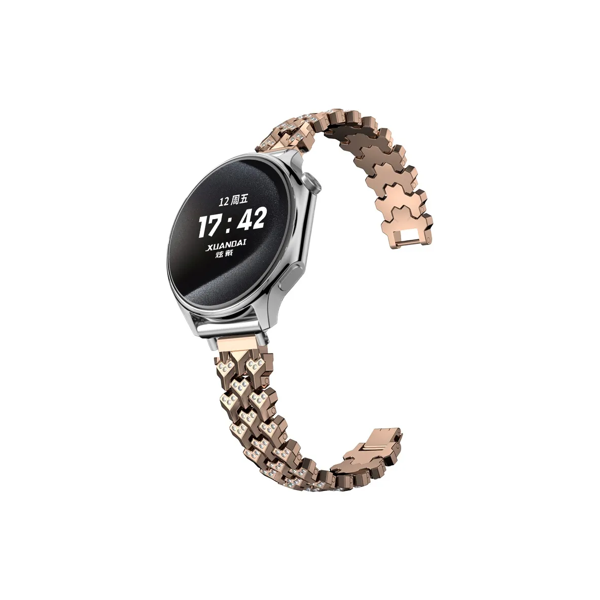Yu Qing Strap OPPO Compatibility Metal Rhinestone Embellished Material 150mm