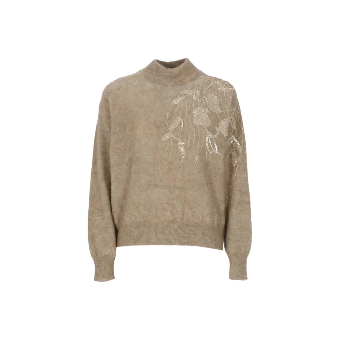 Brunello Cucinelli Sequin Embellished Knitted Jumper