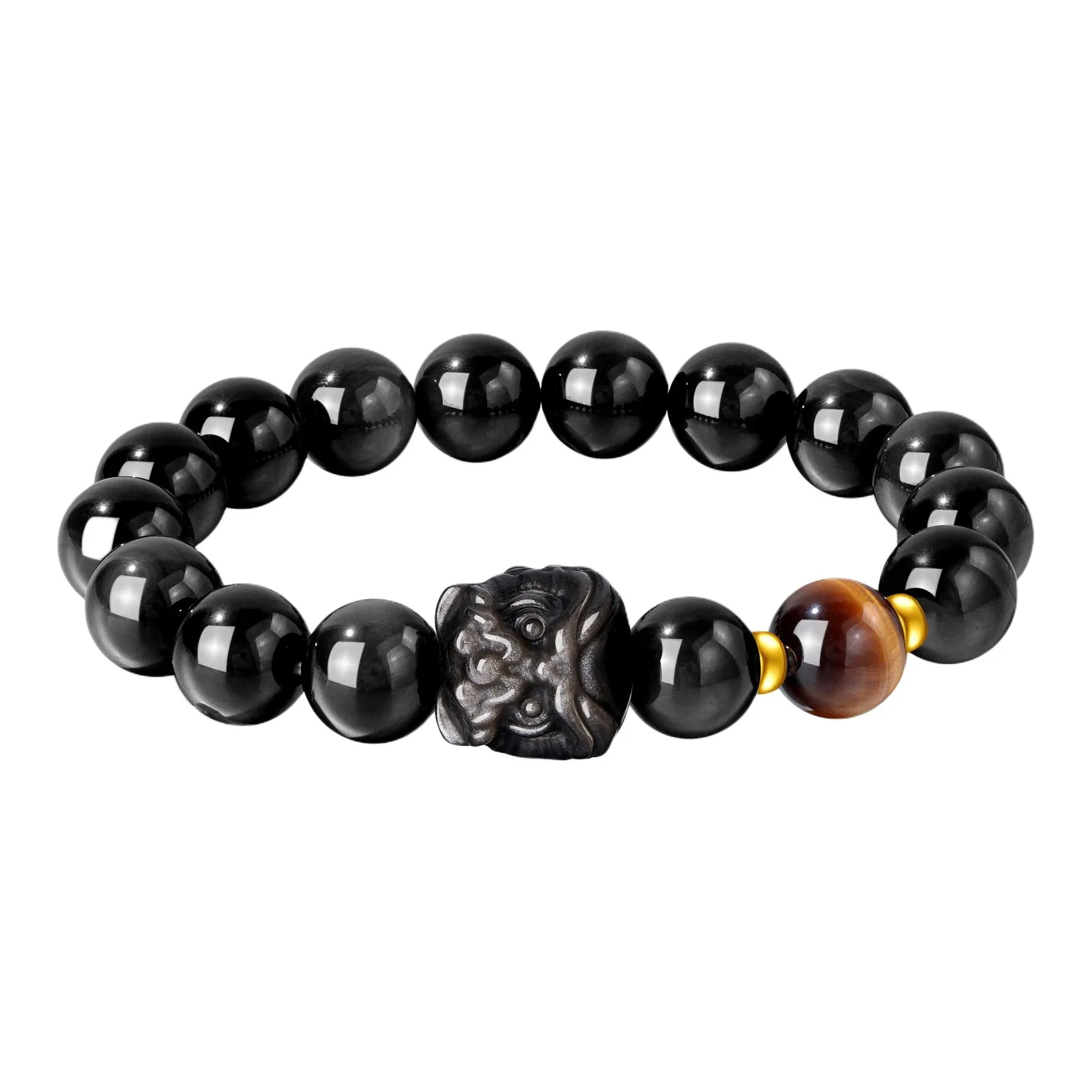 Lao Feng Xiang Obsidian Bracelets Men's