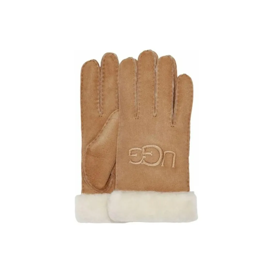 UGG Sheepskin, Fur Gloves Women's Camel