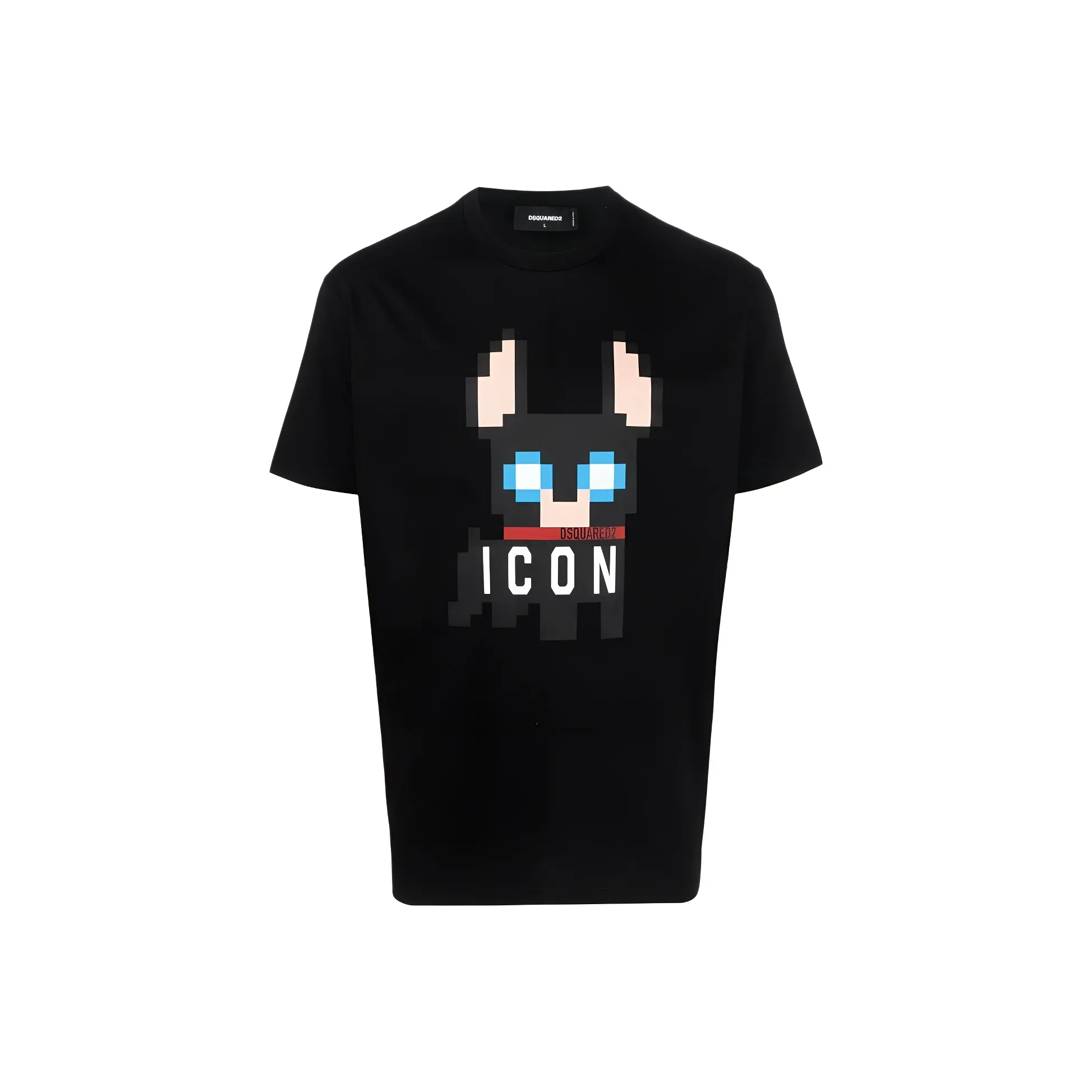 Dsquared2 Icon Pixel Printed Crewneck T Shirt