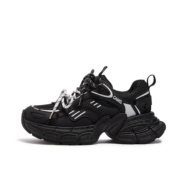 CAMEL Wear-Resistant Slip-Resistant Low-Top Chunky Sneakers Women's