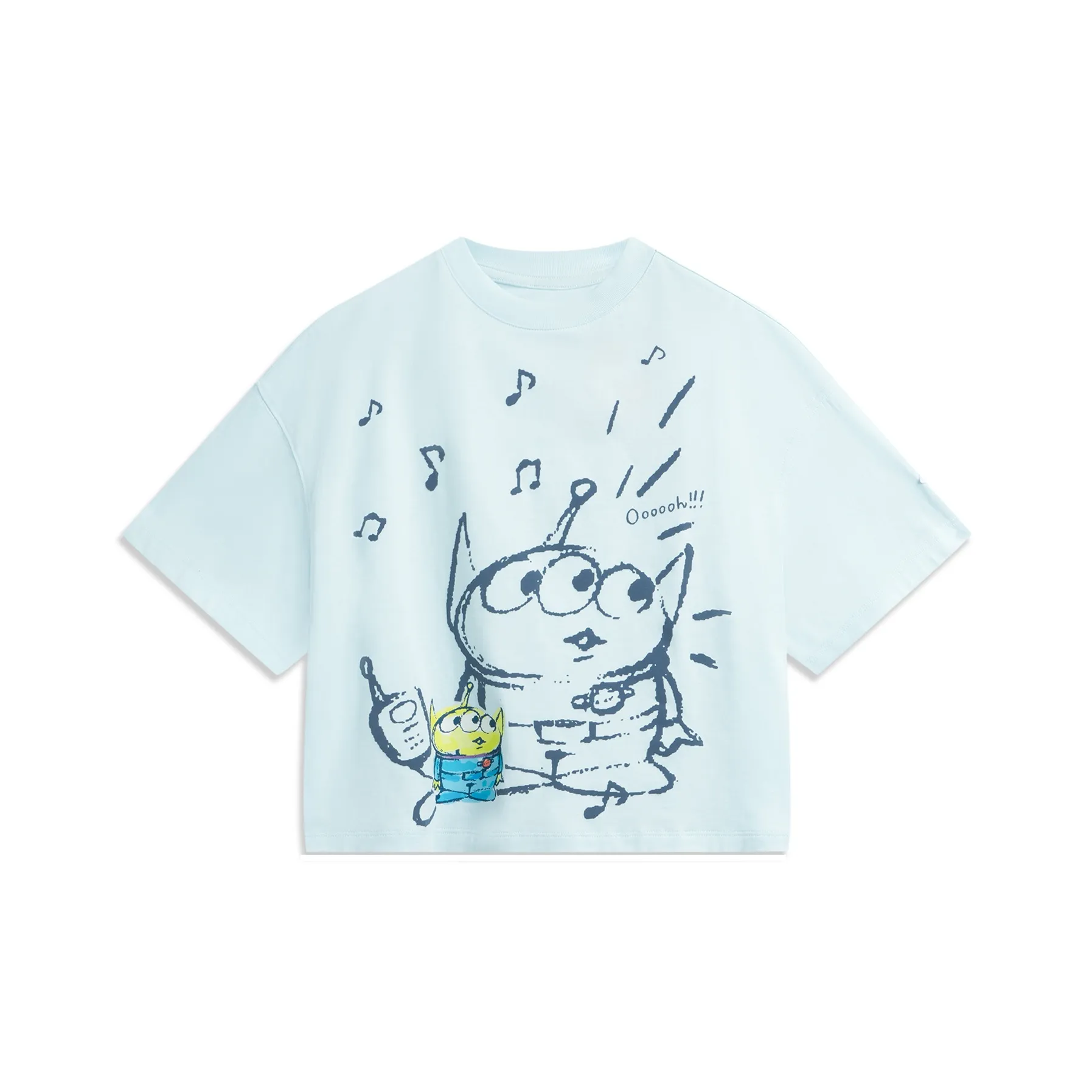 LiNing x Disney T Shirt Women's Light Sky Blue