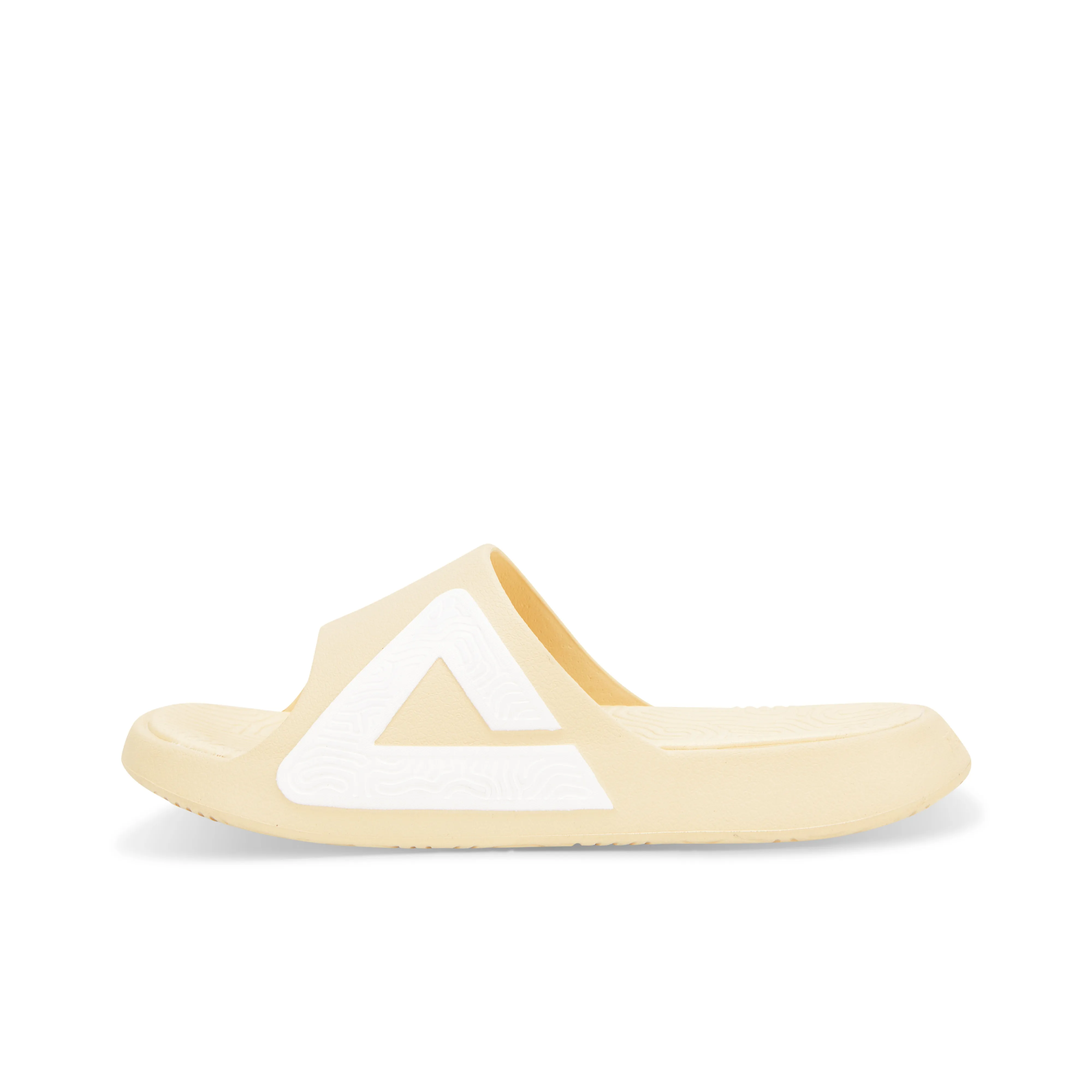 PEAK State Pole Classic Drag Slide Slippers Unisex White Light Khaki