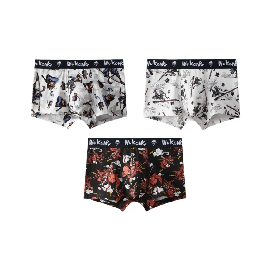 Qiao Ni Tong Underpants Men's 3 Pack