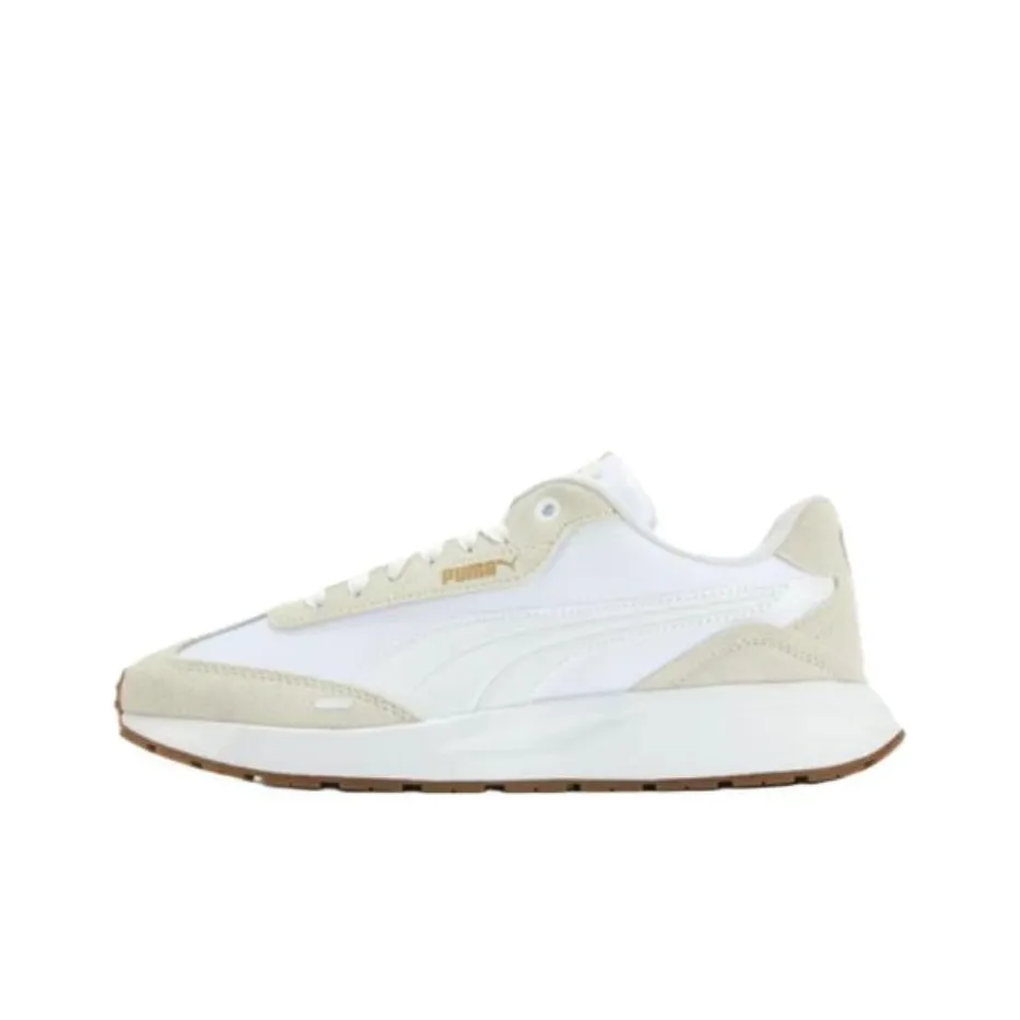 PUMA Runtamed Low Топ Casual Унисекс Бежевый Белый