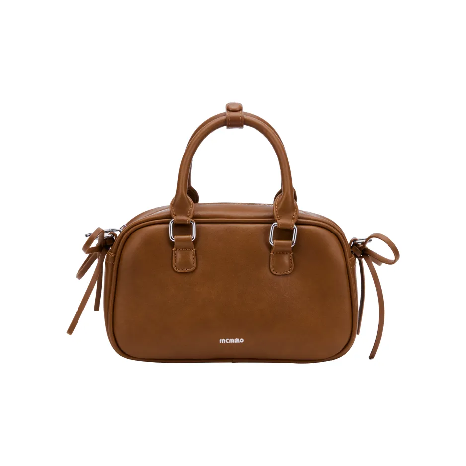 MCMIKO Сумка через плечо из коровьей кожи маленькая сумка для женщин EFFORTLESS коричневого цвета