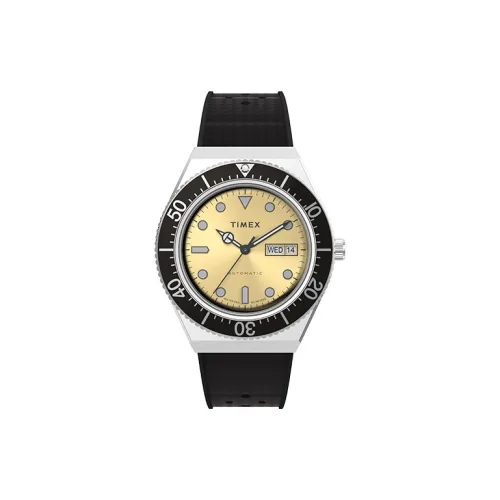 TIMEX Автоматический Механический Movement Мужские Часы 40 мм Золотой