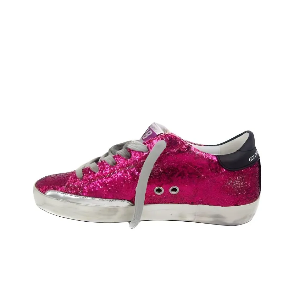 Golden Goose Super Star Low Top Skateboard Shoes Women's Pink
