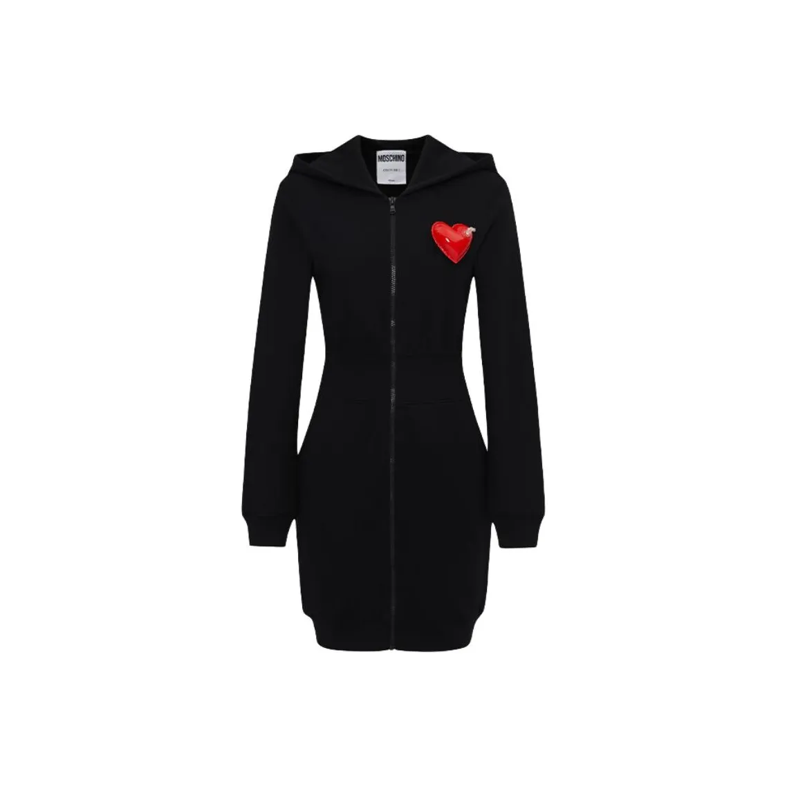 MOSCHINO Длинное платье с длинными рукавами женское